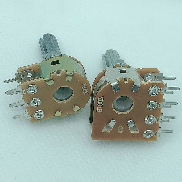 音调开关3脚6脚8脚单双联可调电位器102050100k双联8脚b50k买二送一