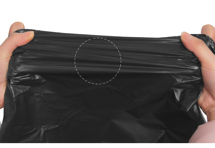 妙家宜 工厂直销垃圾袋加厚手提式黑色塑料袋背心式加厚垃圾袋 手提（家用经济） 50只