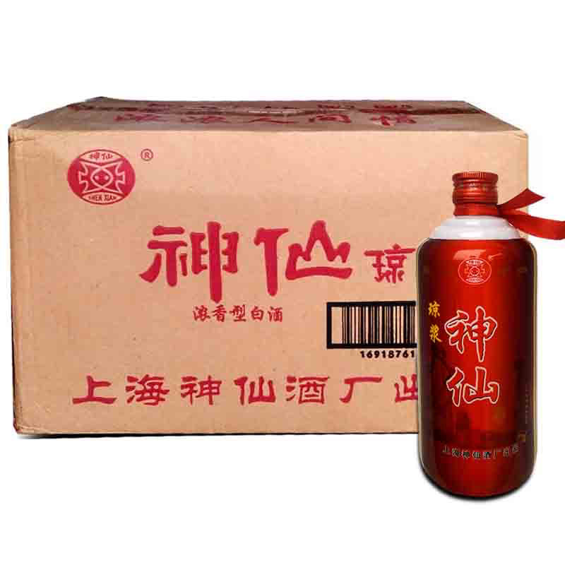 5折上海神仙酒500ml瓶12瓶装46vol上海特产神仙白酒神仙琼浆上海白酒