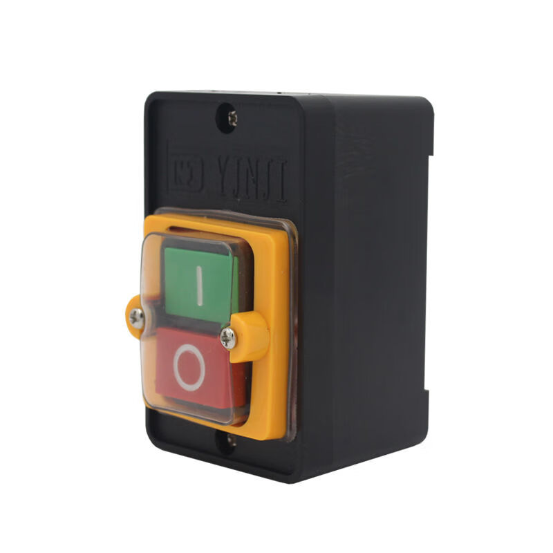 按钮开关防水控制开关台钻按钮220 380v10a机器开关 ka0-10kh 带盒