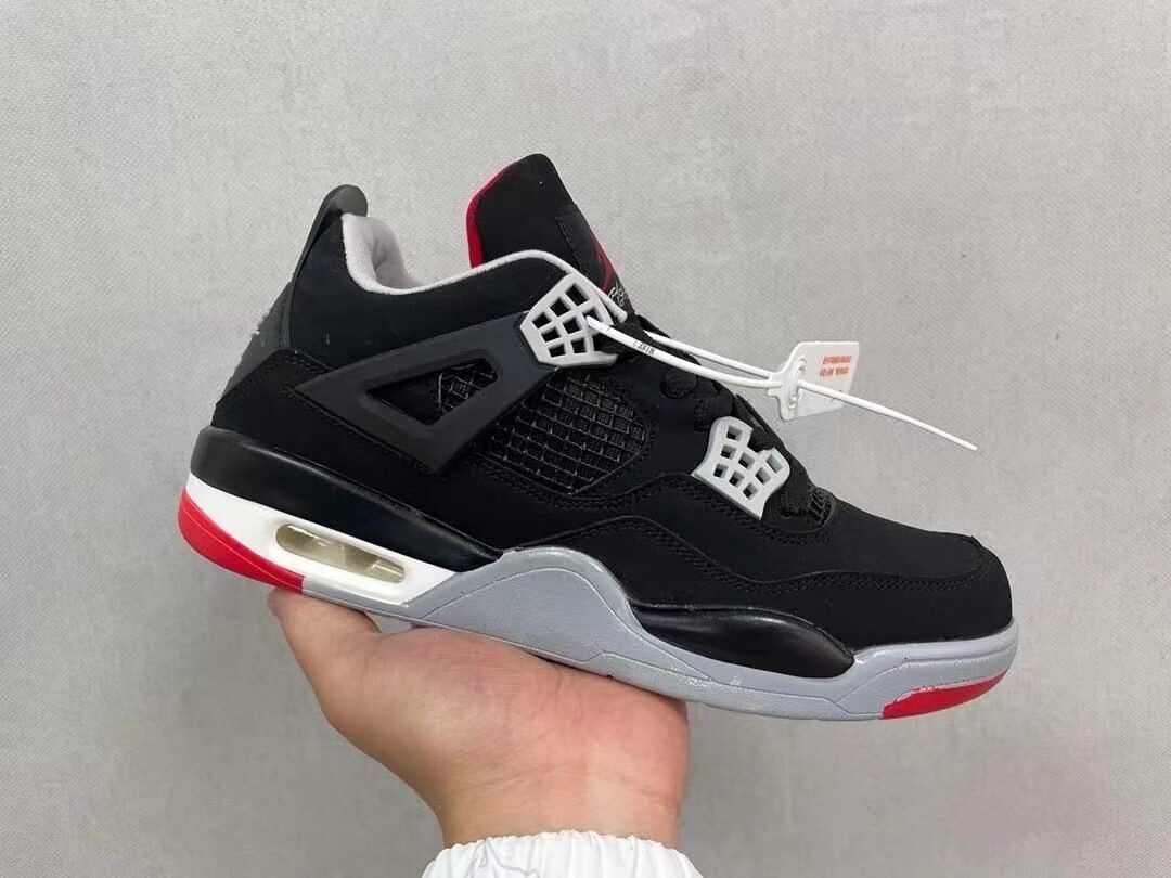 耐克nike莆田纯原aj4低帮鸳鸯水泥灰男女实战篮球鞋乔4 酷灰 36