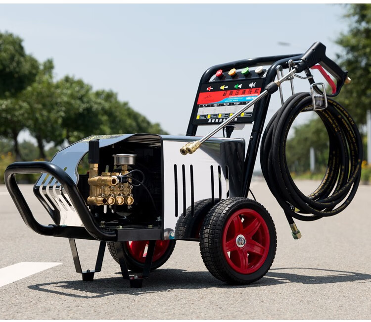 高压清洗机洗车机大功率220v380v洗地机水泵洗车商用水抢工业限量升级