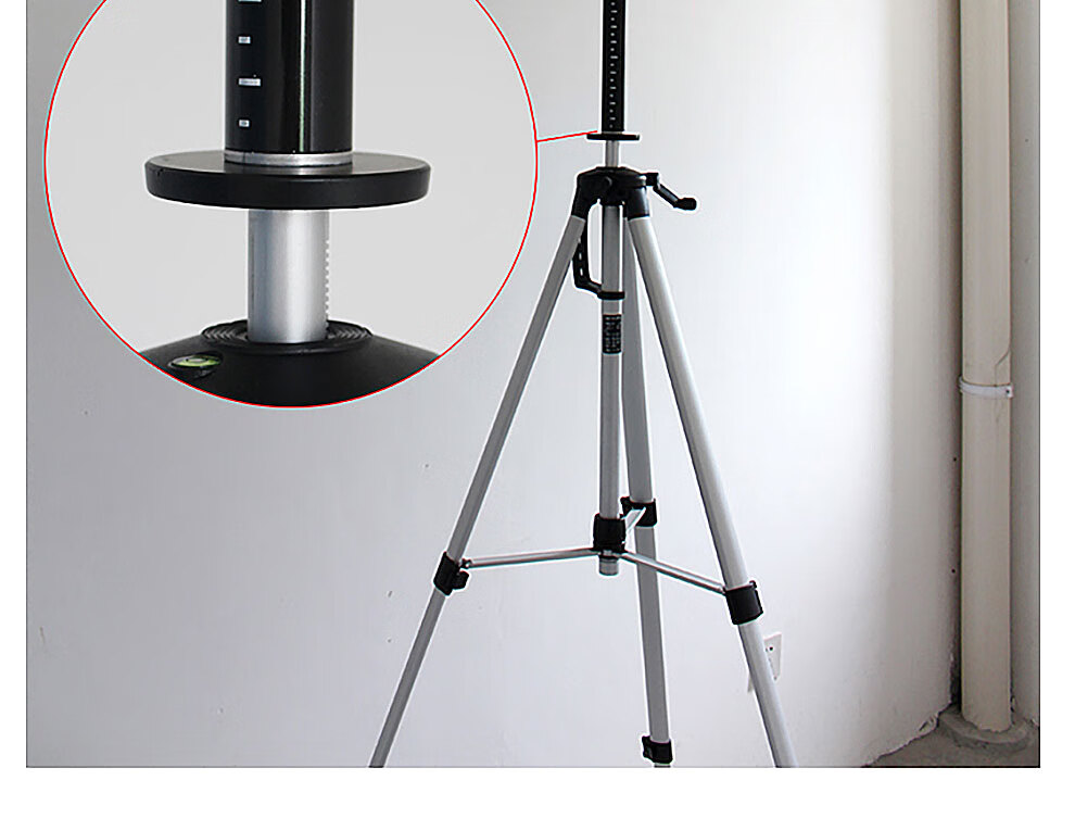 inorm红外线激光水平仪支撑杆伸缩杆升降杆支架加厚铝合金吊顶壁挂