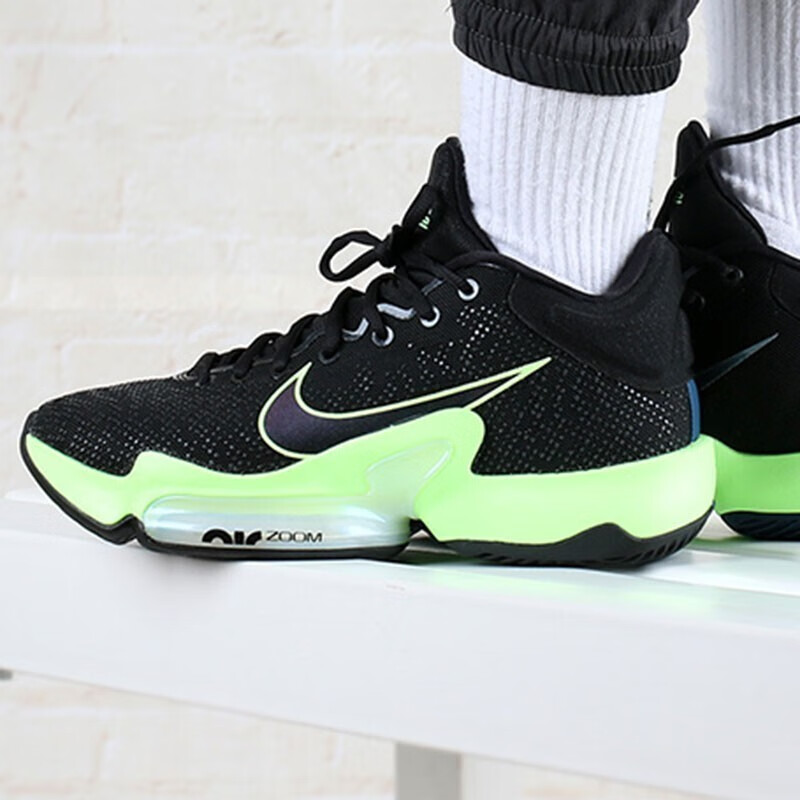nike耐克zoom rize 2 ep 黑绿气垫男子运动实战篮球鞋ct1498-001 ct