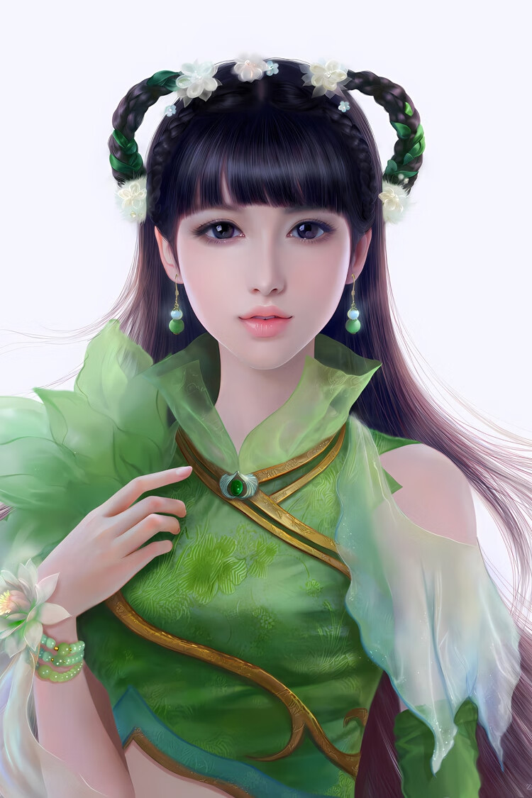 诛仙周边 诛仙陆雪琪碧瑶海报壁纸墙纸挂画装饰画古风美女游戏动漫