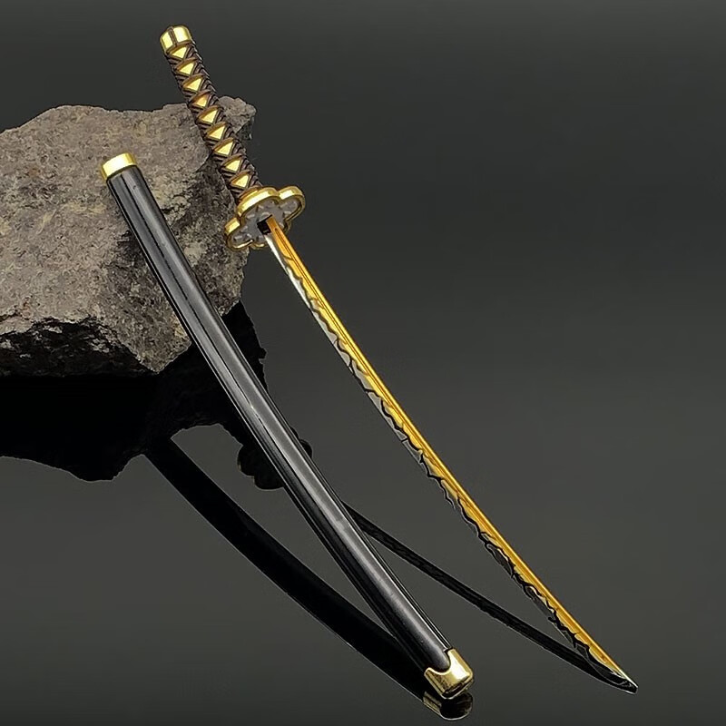 gotp 鬼灭之刃周边日轮刀金属模型我妻善逸灶门碳治郎富冈义勇 不死川