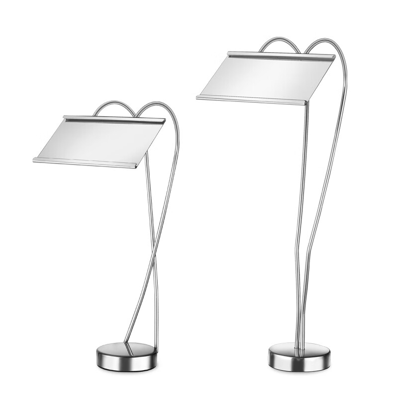 不锈钢餐桌牌菜牌标签架 自助餐菜名座名片席位卡夹 号码牌台卡架 8寸