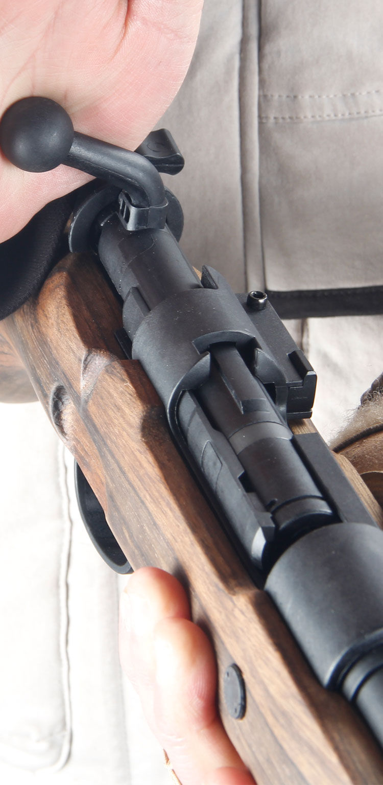 毛瑟虎98k水弹枪抛壳拉栓上压模型道具实木托尼龙玩具儿童 原色花梨