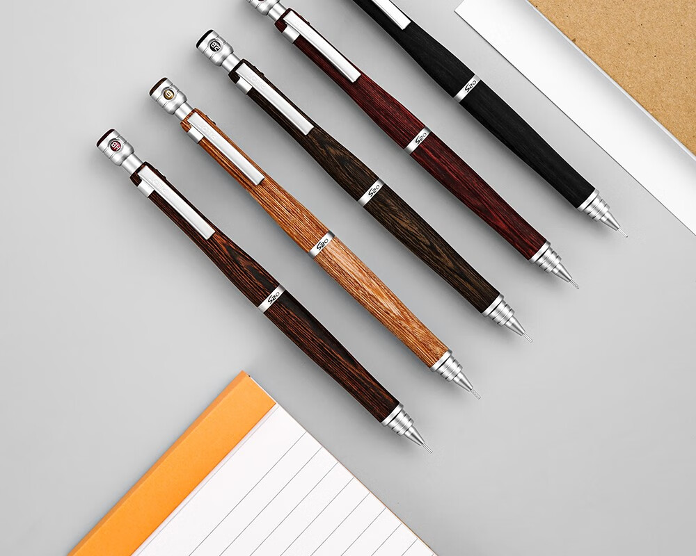 百乐(pilot) 日本pilot百乐s20自动铅笔河马木铅笔针管头绘图铅笔学生