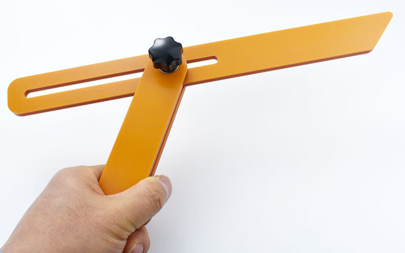 木工活尺活动角尺木匠划线测量工具电木直角斜角t型可调节角度尺活尺