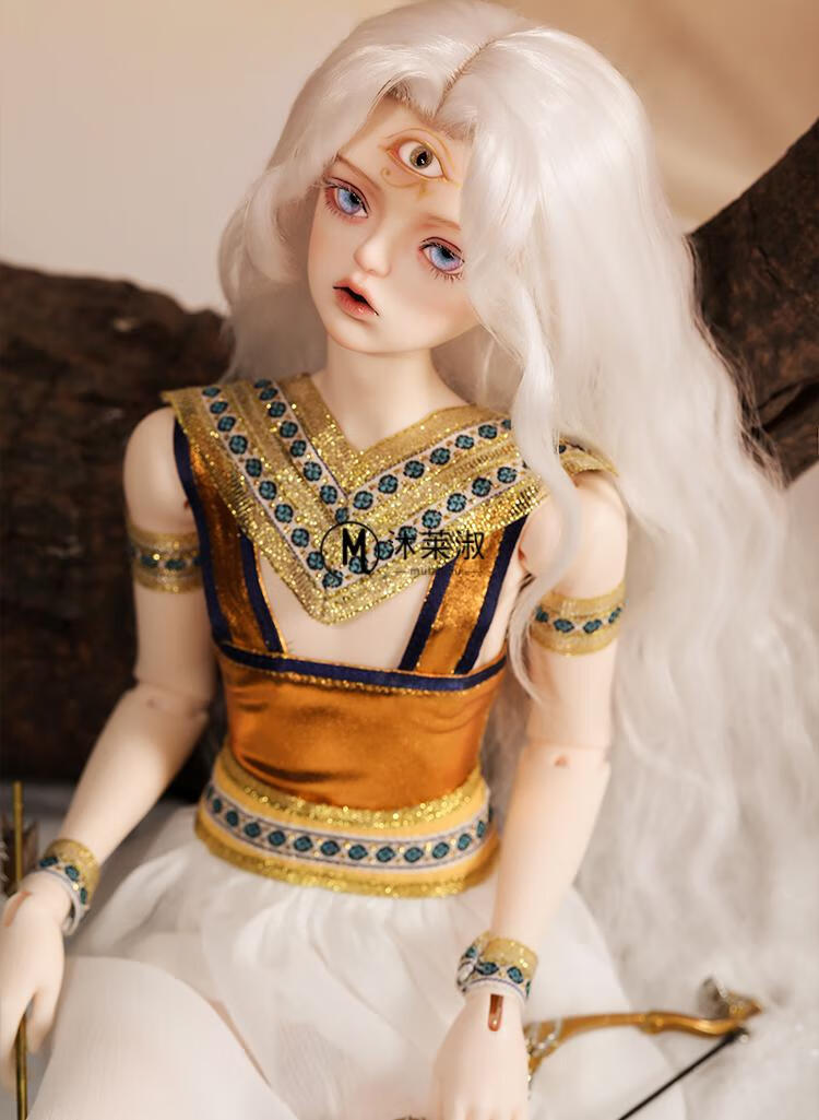 人偶娃娃bjd男娃bjd4分娃娃pelette佩莱特b荷鲁斯天眼三眼sd关节玩偶