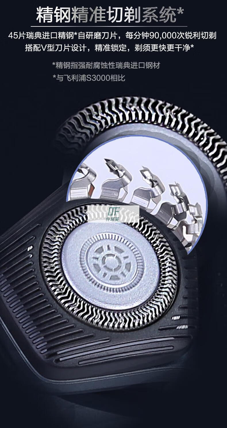 琦莎philips/飞利浦【父亲节】新款飞利浦电动剃须刀s5531 s5532黑