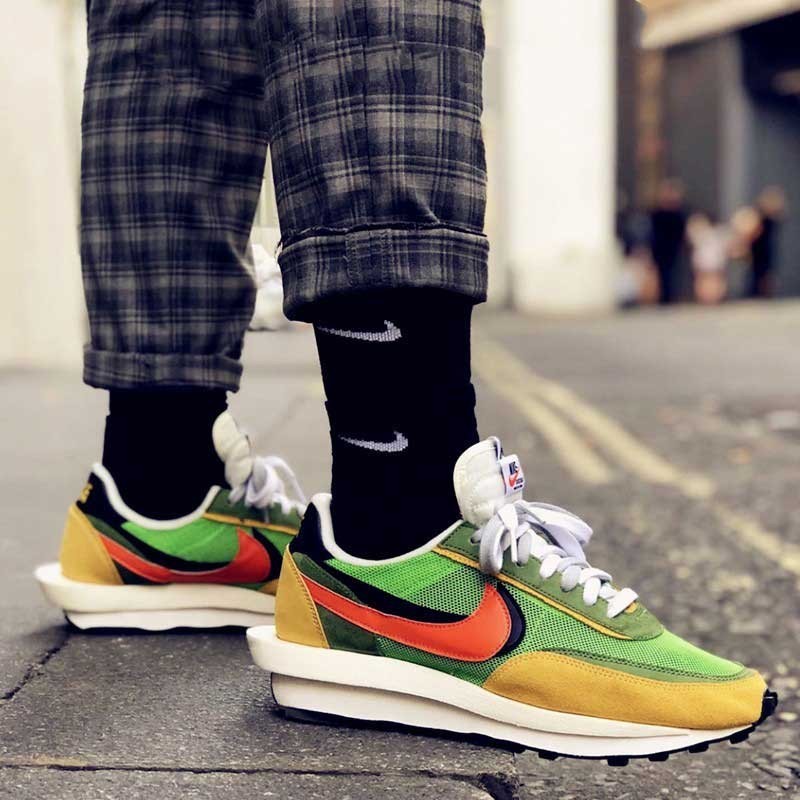 下架備用,未解綁】耐克nike x sacai ldv waffle 聯名解構 bv0073-100