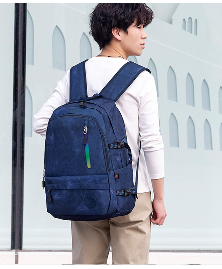 迪士尼 disney 中学生书包男大容量少年双肩包初中生高减负防水背