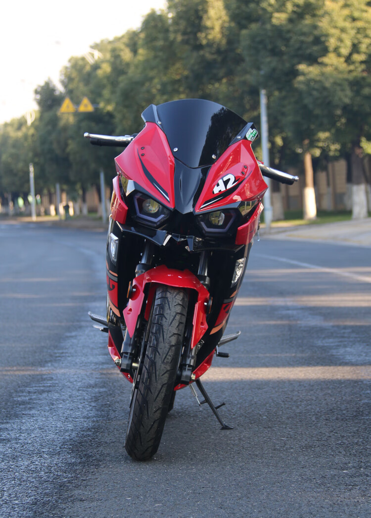 定制全新可上牌国四电喷h2摩托车跑车200风冷400cc双缸水冷重型机车地