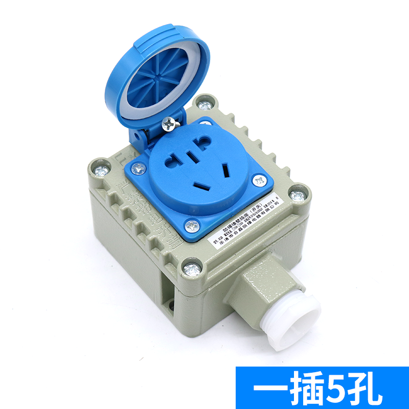工业防爆插座开关照明220v厂房消防检查五孔10a墙壁明装16a 双开双控