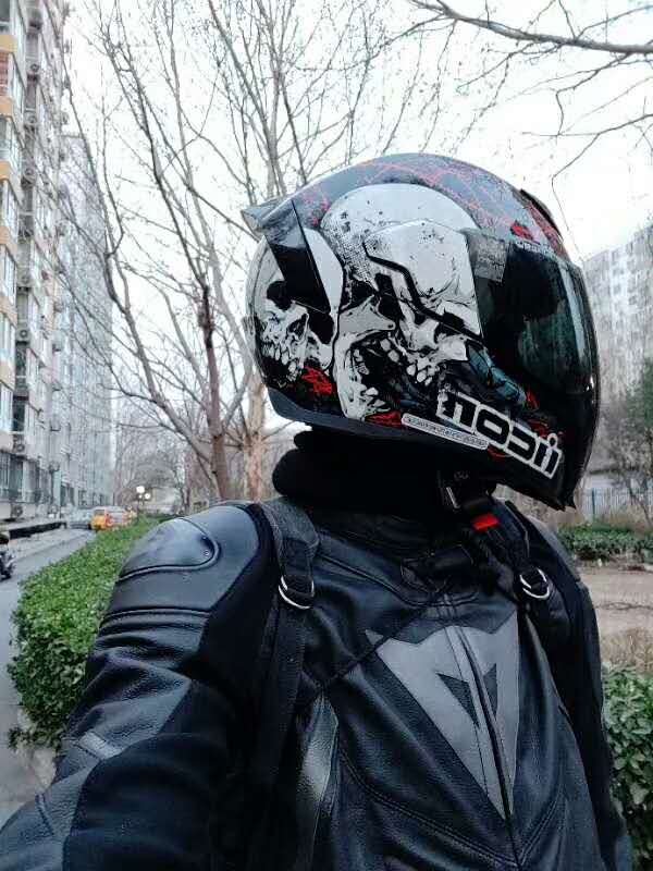 icon摩托车头盔全盔鬼面款全盔跑盔 icon airflite 全系 syntywave l