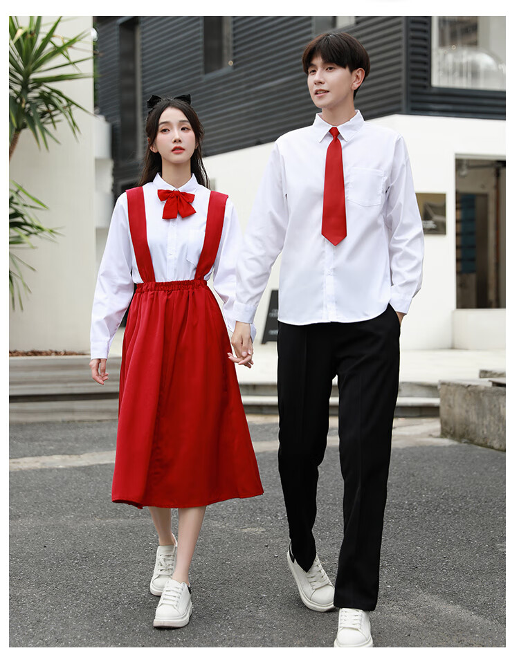 诗歌朗诵比赛演讲服初高中小学生大合唱演出服团礼表演服装男女 女白