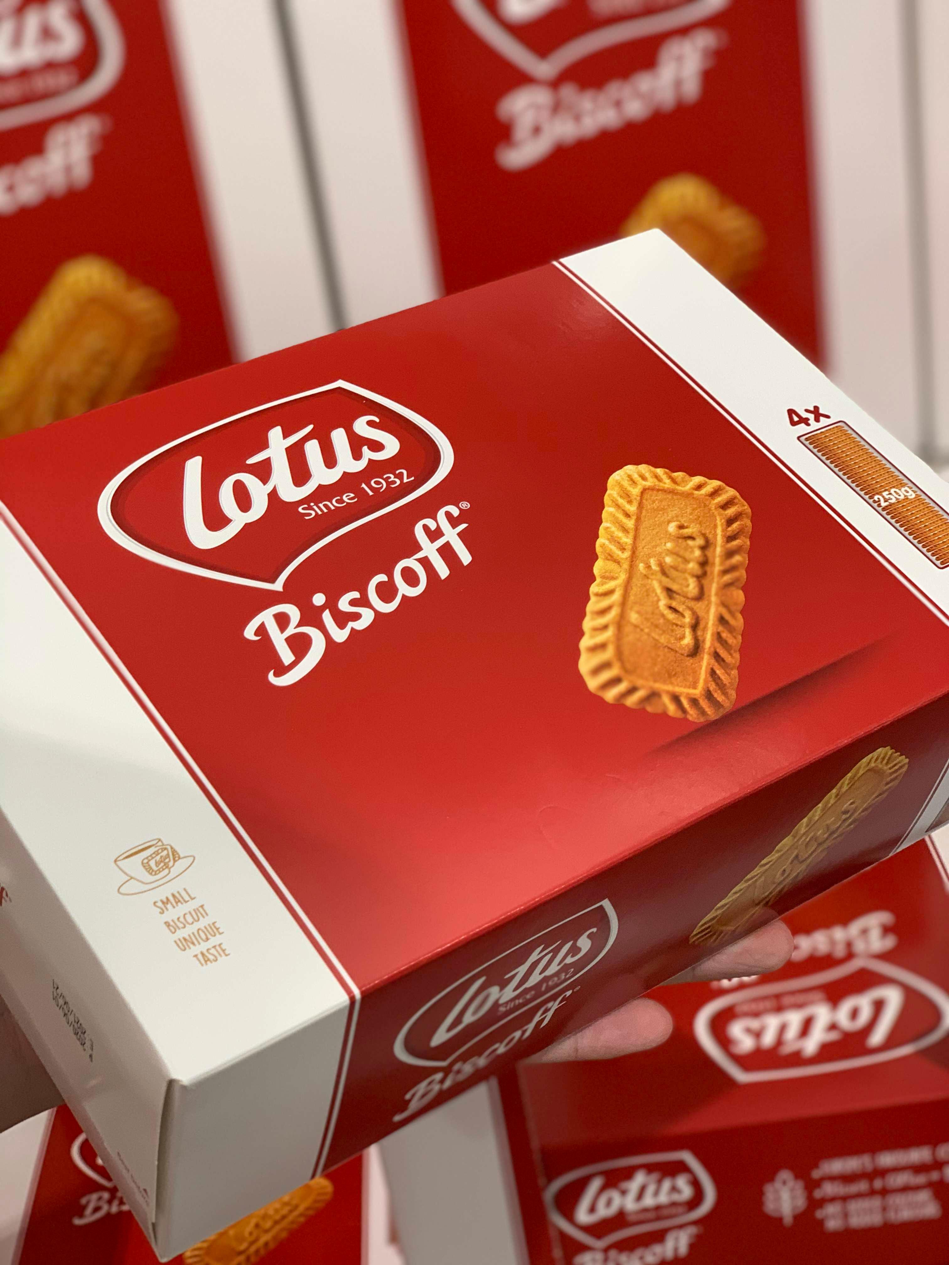 上海costco进口lotus和情缤咖时焦糖饼干整箱茶咖啡伴侣1kg一盒1kg250