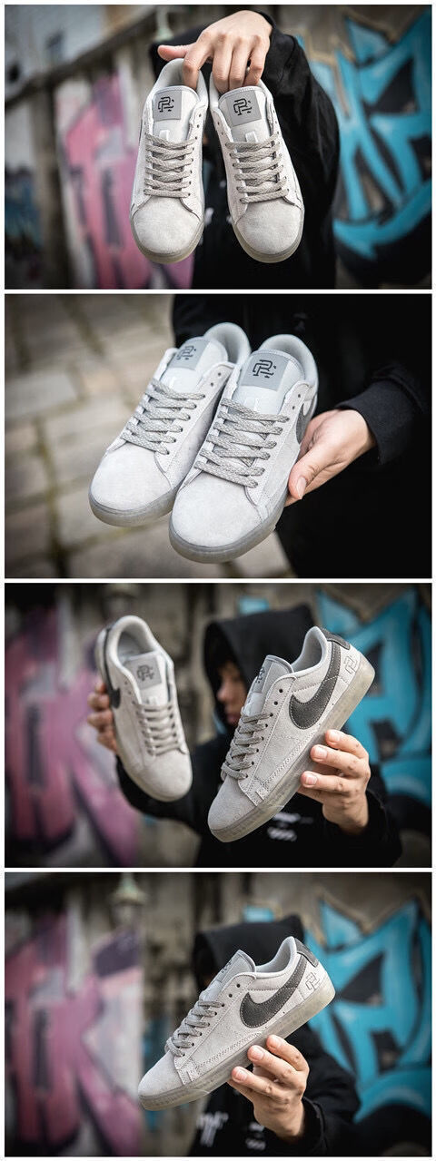 【旗舰官方店】2021新款sb blazer联名卫冕开拓者3m反光 男女低帮aj板