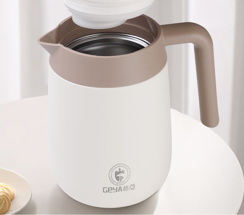 geya 格亚保温壶 1l大容量家用保温水壶 白色