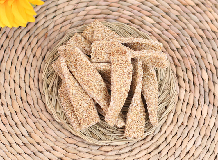 李绅 芝麻糖特产河北邯郸鸡泽友阳80后怀旧麦芽花生小吃零食糕点 8包