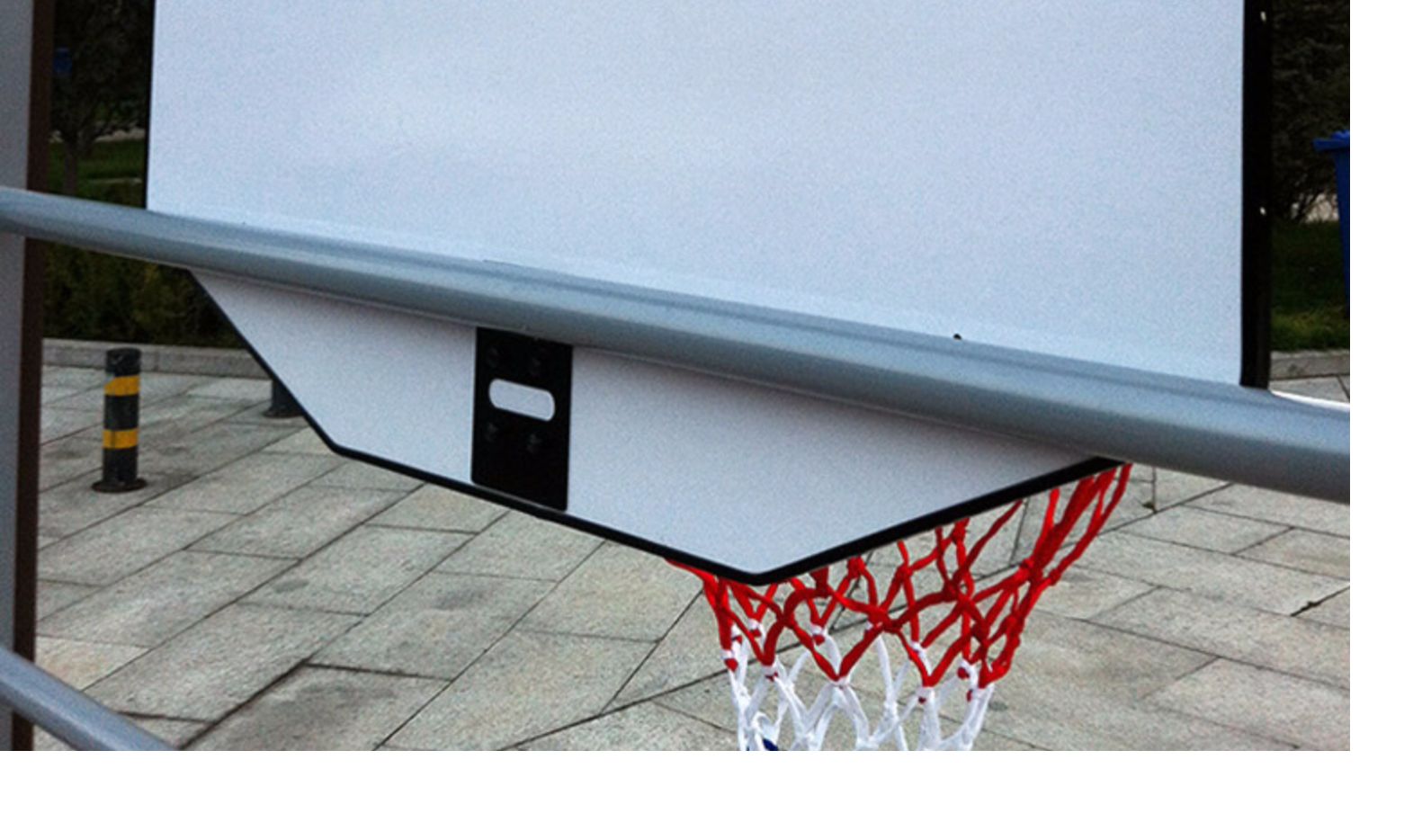 挂式篮球架篮球板木质篮板铁篮框直径45cm可用标准球砖面