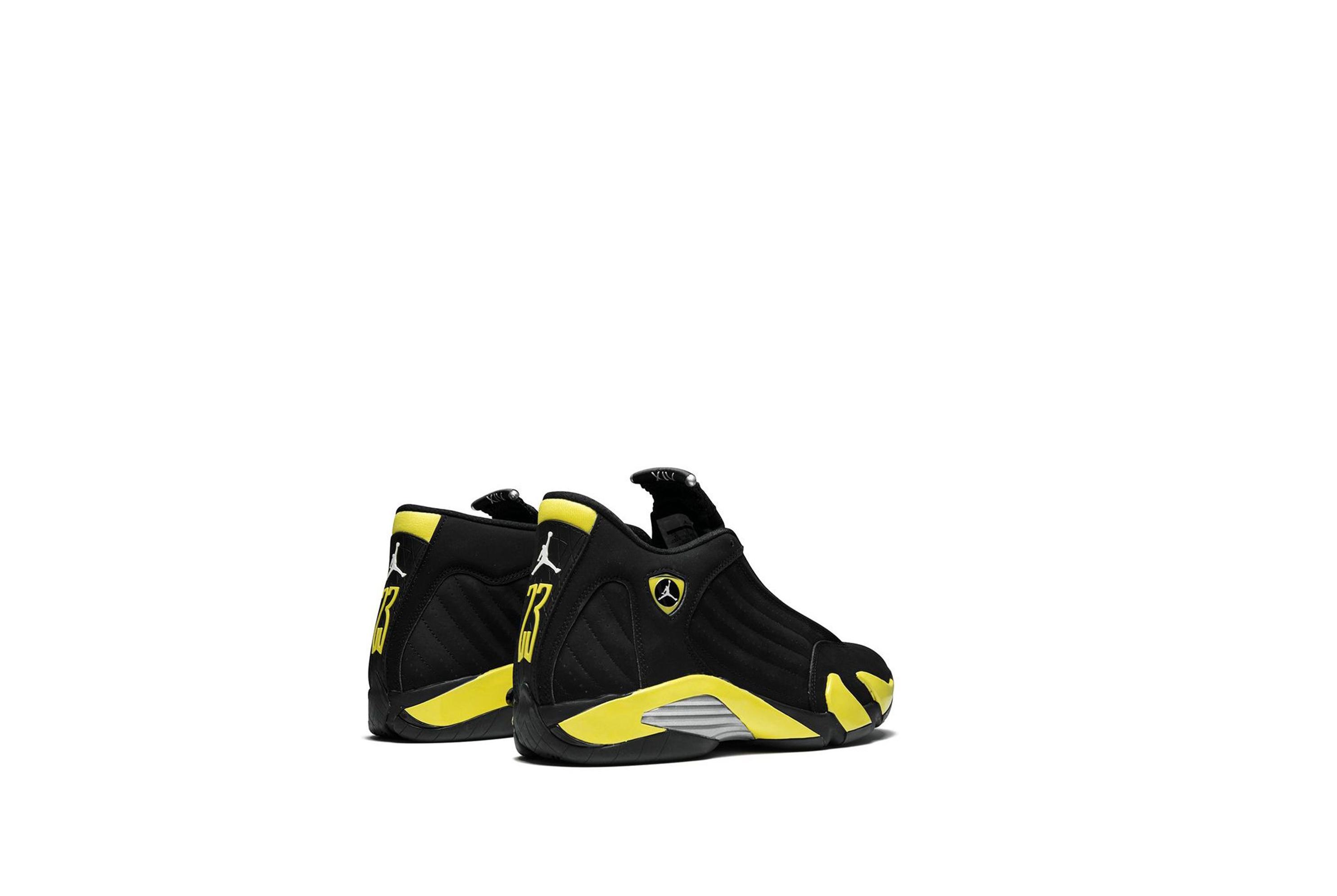 jordan 男士air jordan 14 retro运动鞋487471070 黑色 us12【图片