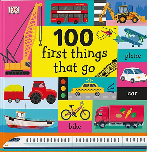 英文原版 100 first things that go 100种交通工具 dk百科图解词典