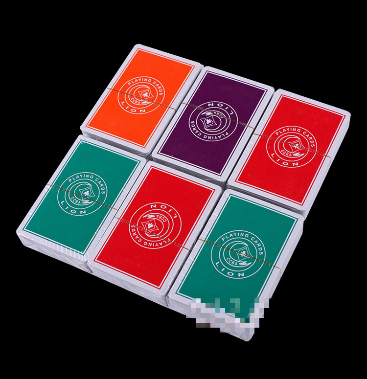 博圣棋礼 桥牌用品 桥牌牌套叫牌卡桥牌套装桥牌推盘 狮牌桥牌扑克6副