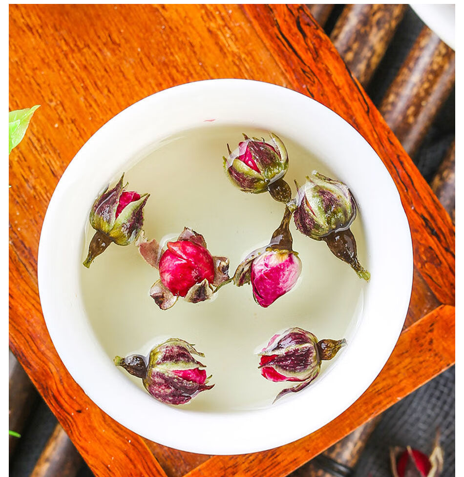 玫瑰花茶金边玫瑰花干玖瑰花玫瑰茶花可食用玫瑰泡水特级泡茶 *100*克