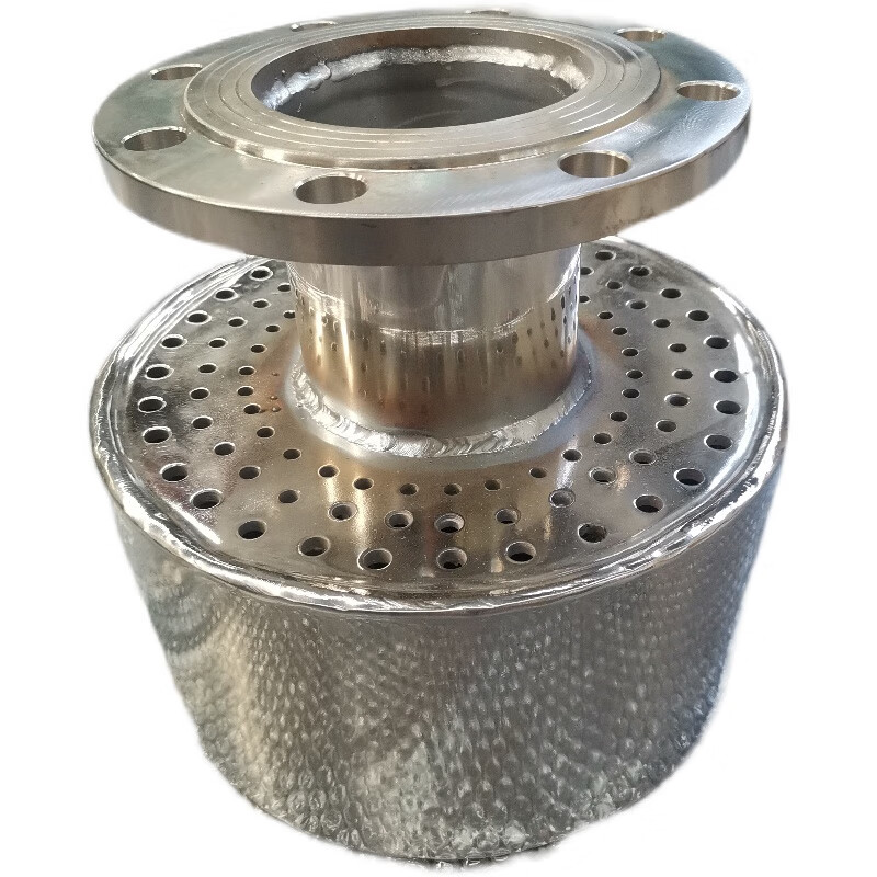 不锈钢蒸汽加热水消音器 水箱用汽水混合潜水浸没式喷射消声器 dn15