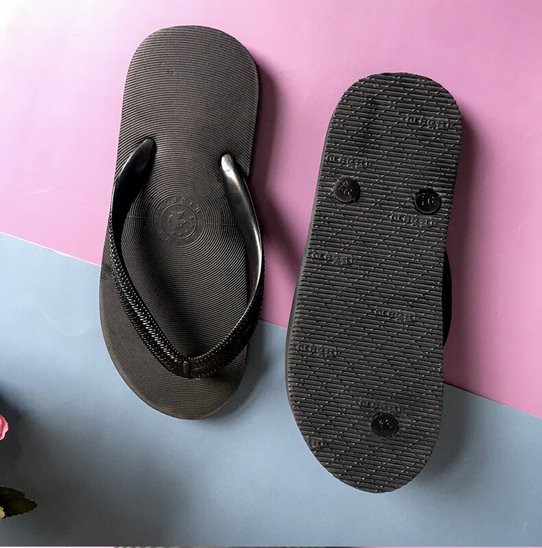 老式拖鞋福建闽南广东西云南80年代人字拖男泰国橡胶老式拖鞋男蓝色