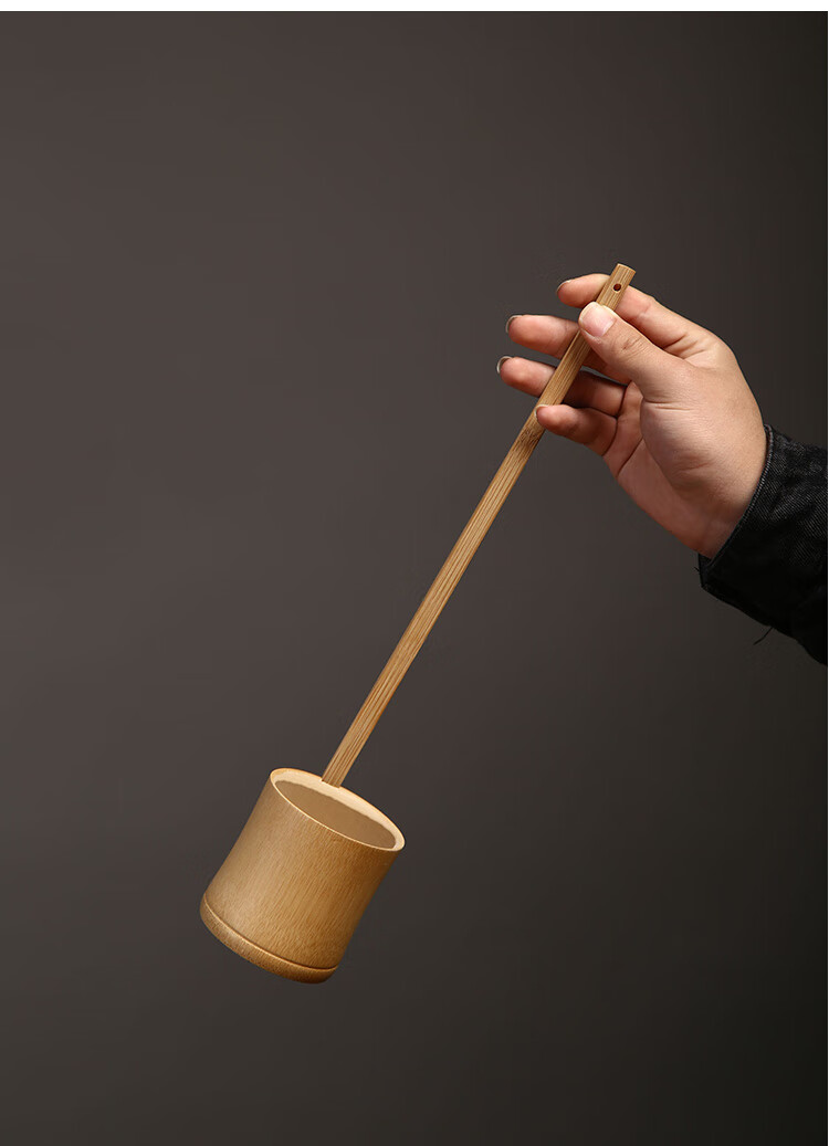 纯手工竹制酒提子家用打酒器打水瓢舀水勺打酒勺酒吊子盛酒器厨房半斤