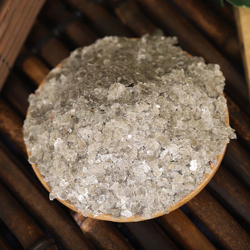 北京同仁堂云母石天然银精石中药材500g药用矿石白云母云石中草药店铺