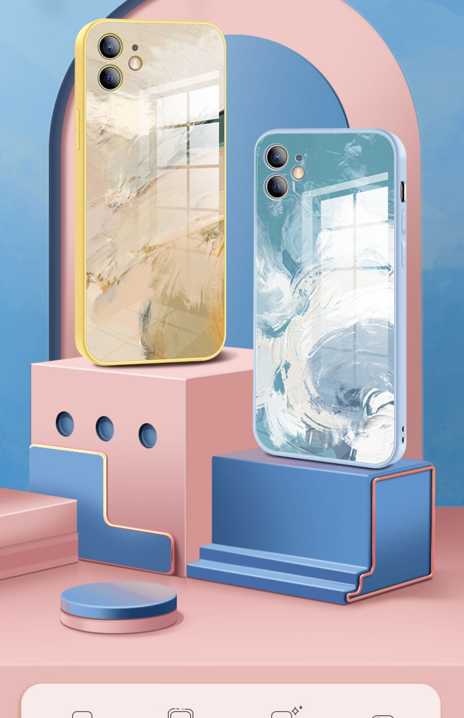 锋浦(feengguu) 适用于iphone14promax手机壳苹果新款液态玻璃女男