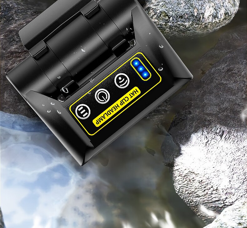 护王 夜钓头灯钓鱼专用头灯充电感应灯强光头灯帽夹灯超亮头戴式户外