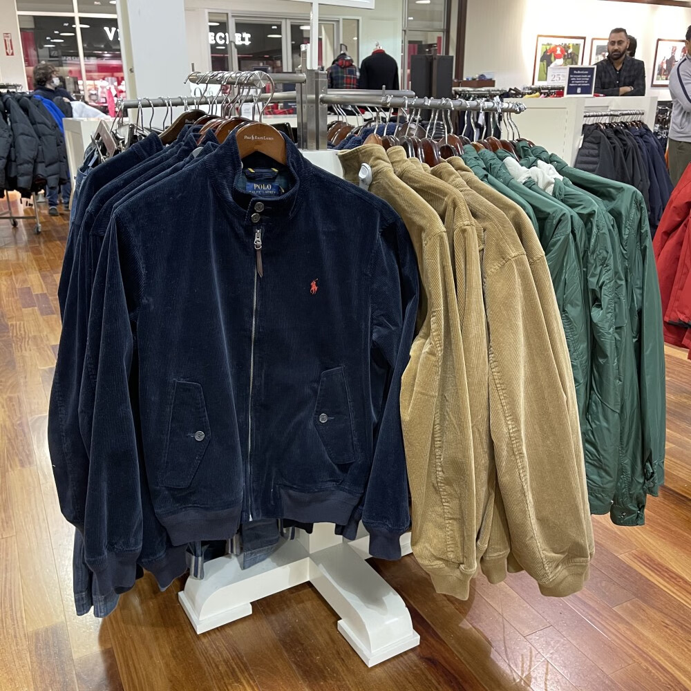 polo ralph lauren美国rl保罗拉夫劳伦男商务立领灯芯绒夹克外套