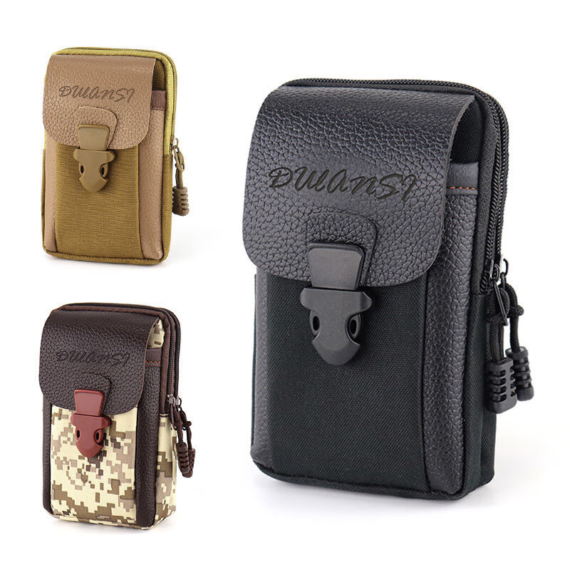 手机腰包男多功能穿皮带手机套65寸手机袋运动战术腰包户外休闲竖款