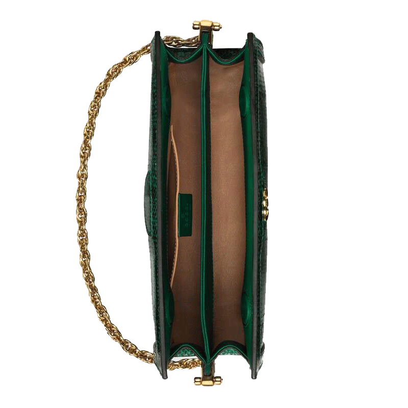 gucci古驰女包ophidia红绿条单肩链条包503877k05ng8745米色代购