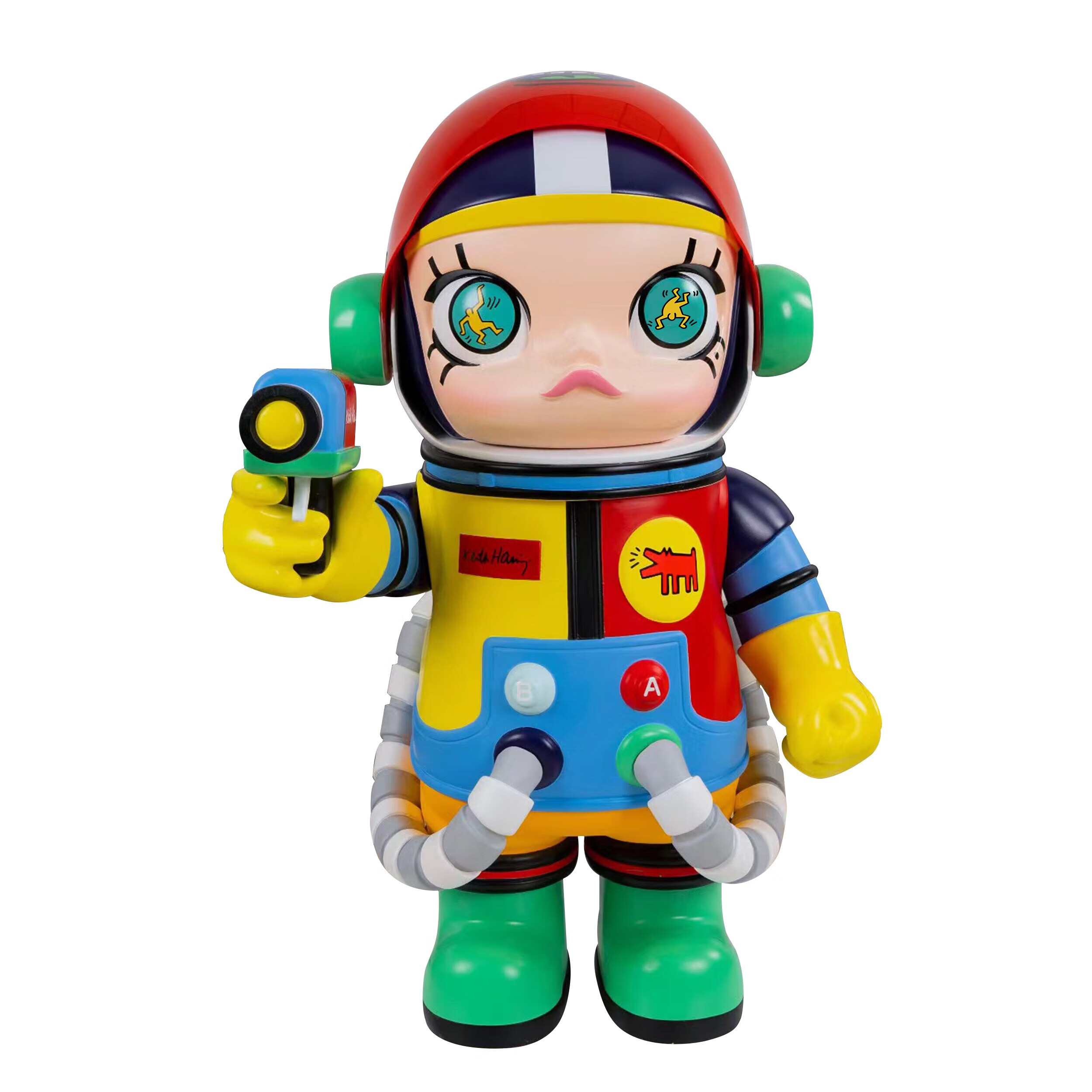 抖音同款泡泡··玛特大号molly宇航员molly玩偶大号娃娃卡通公仔茉莉