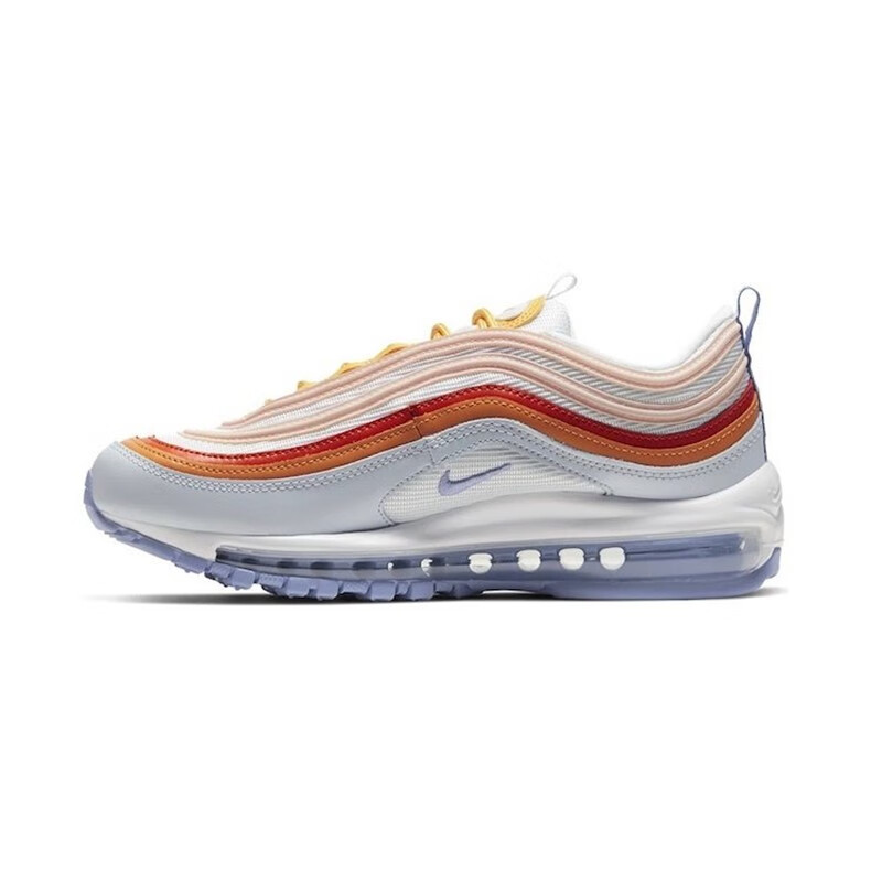 耐克nike女鞋春季新款運動鞋air max 97子彈頭炫彩三原色全掌氣墊休閒