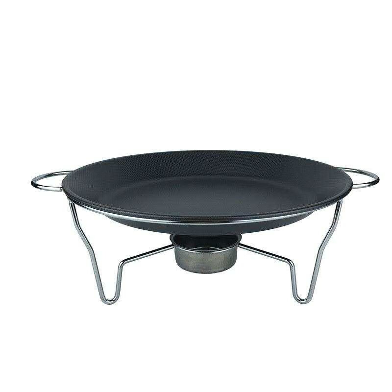 新品酒精块烤盘 酒精块老式烤盘铝烤肉 家用酒精炉剁椒鱼头锅圆形不粘