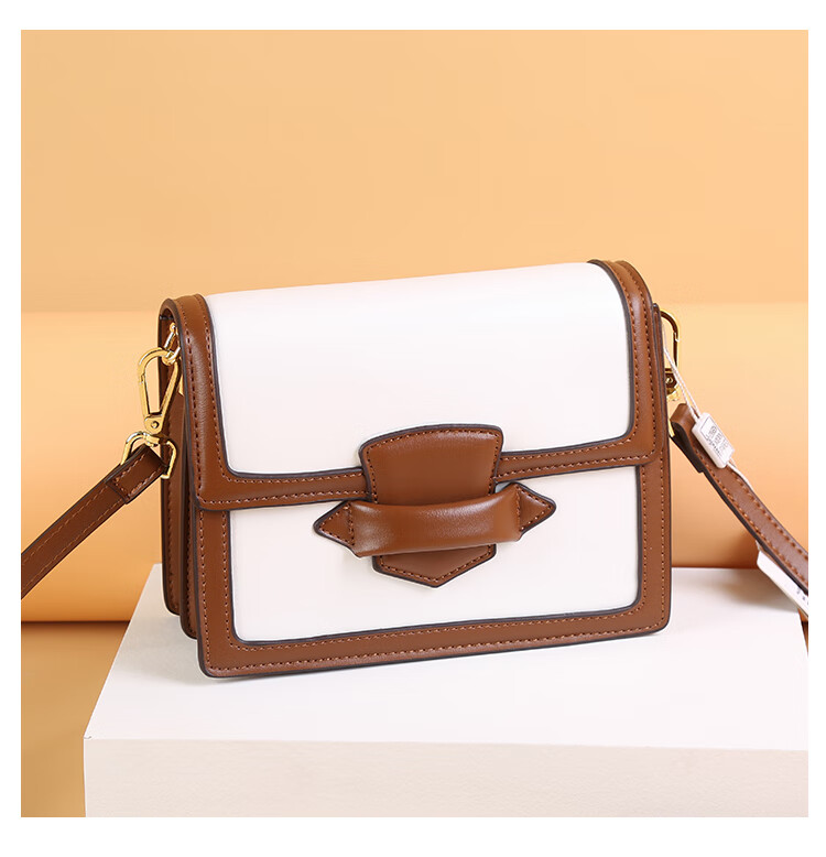 新款奢曼妮女包奢曼妮小众设计包包2022新款潮秋冬撞色女包复古单肩