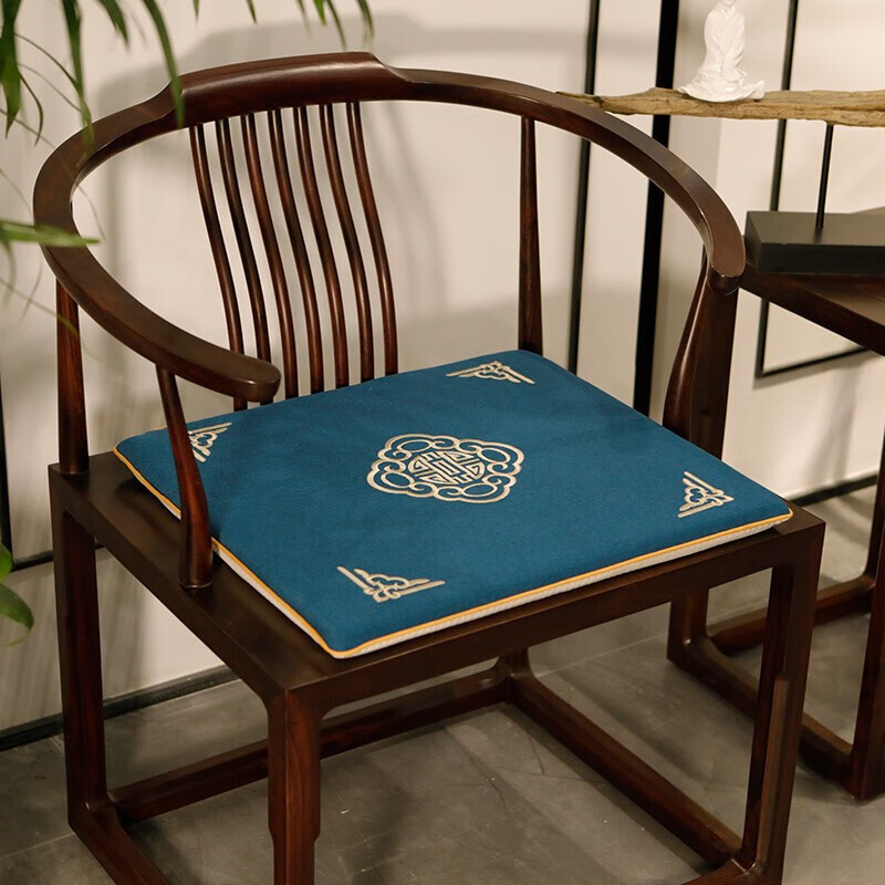 伊人风采 椅子垫中式红木椅垫实木沙发坐垫四季通用椅垫子餐椅垫办公