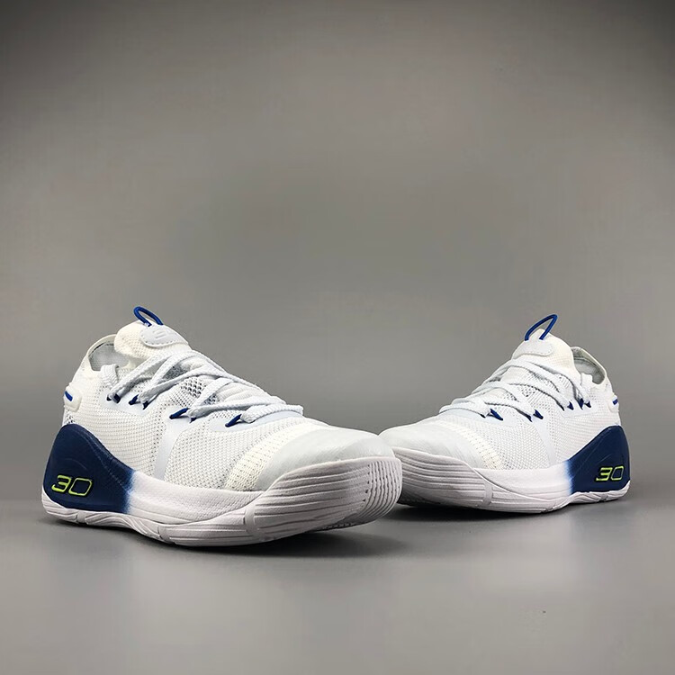 外贸库里7代6男士2021中低帮潮流透气软底防滑耐磨实战篮球鞋 水月 45