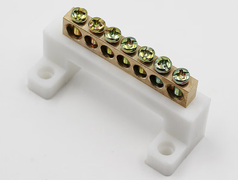 seiso零线排高桥型零地排5位7位10位零线端子排导电零排铜条排配电箱