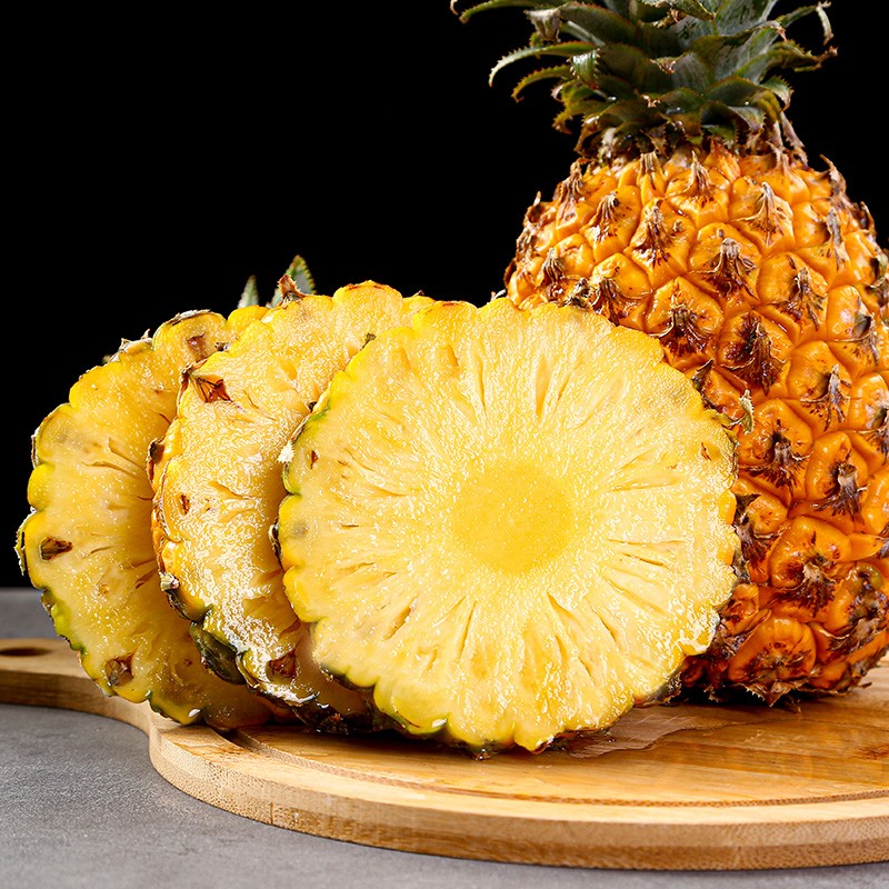 云南香水菠萝 新鲜水果 3斤装(买两件合发5斤)【图片 价格 品牌 报价