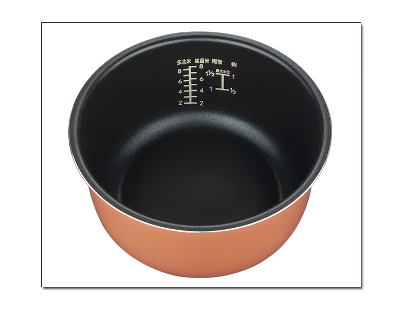 l4l5l3升4升5升内胆不粘配件内锅芯煲胆5升美的电饭煲内胆高148带蜂窝