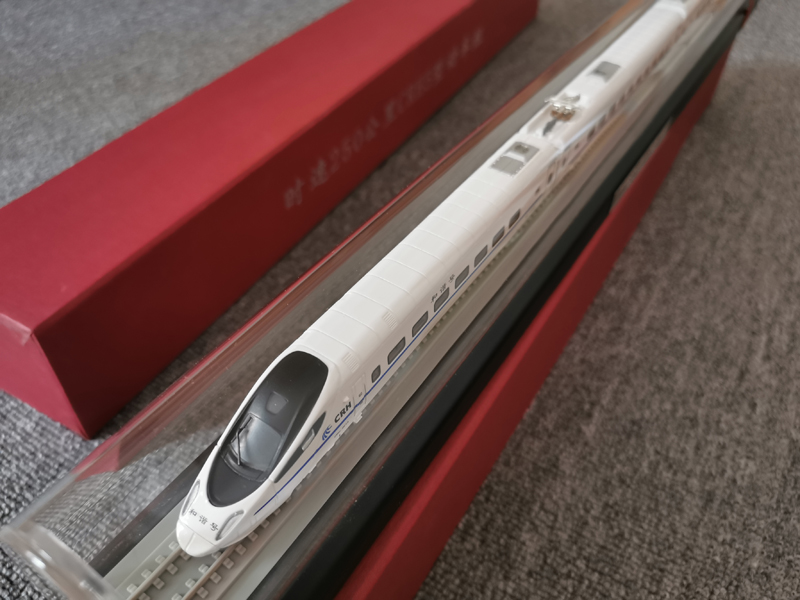 复兴号高铁模型收藏品和谐号crh380a仿真合金火车礼品复兴号动车组
